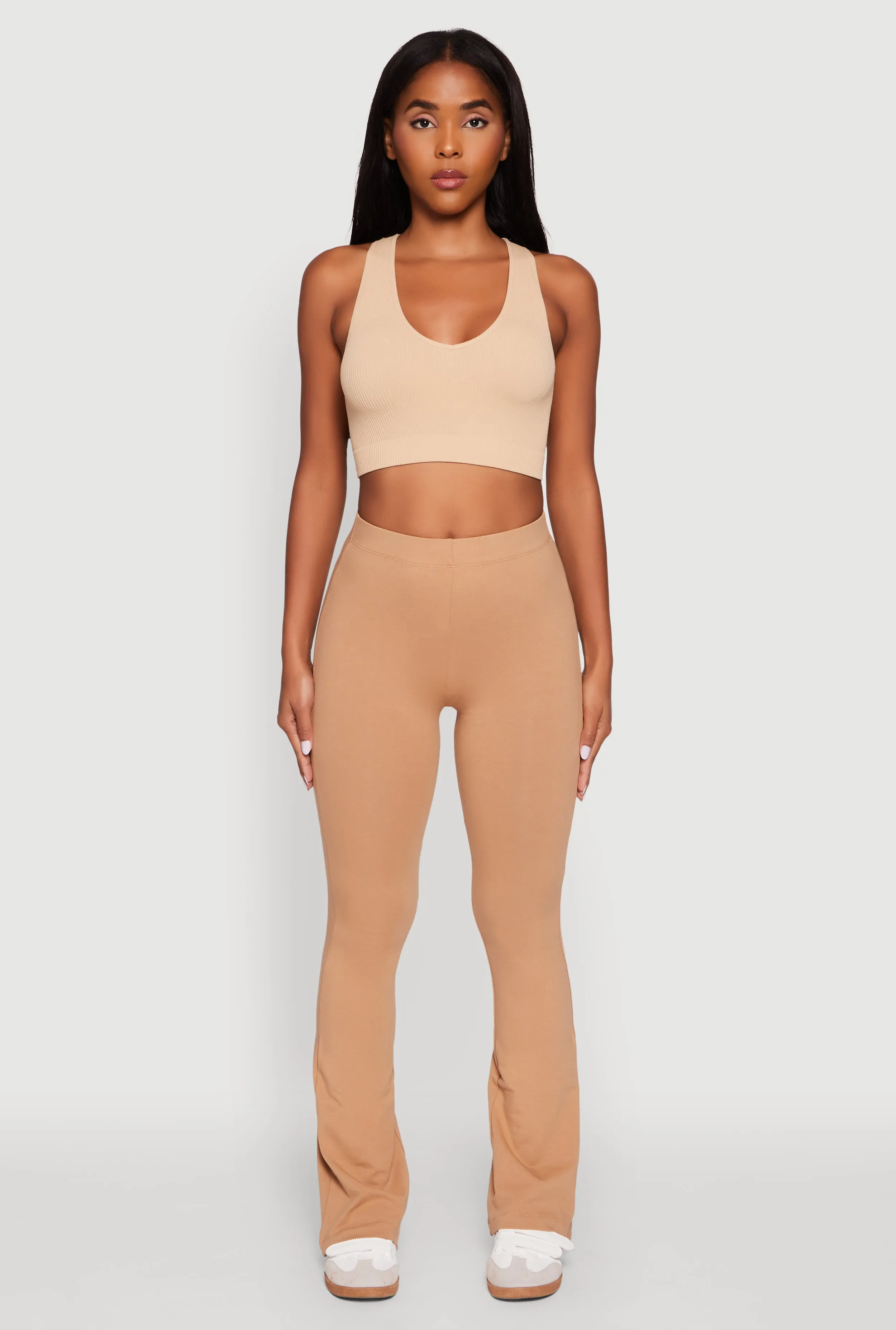 High Waisted Slim Bootcut Yoga Pants sold by Rainbow product image thumbnail 2