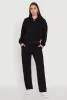 Wide Leg Fleece Sweatpants with Pockets sold by Rainbow