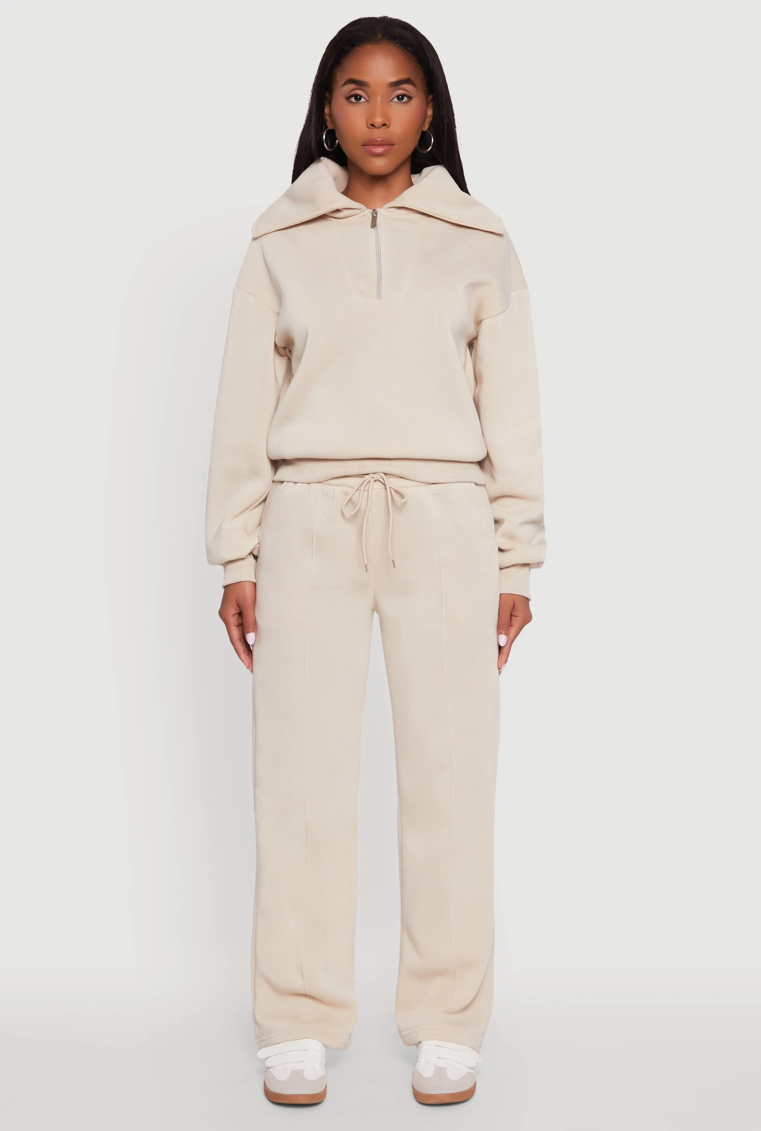 Wide Leg Fleece Sweatpants with Pockets sold by Rainbow product image thumbnail 2