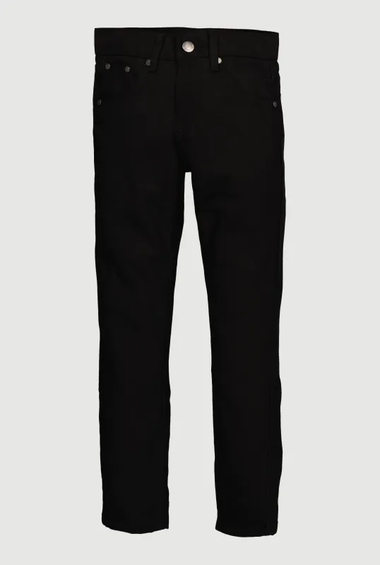 Boys Embroidered Pocket Detail Skinny Jeans sold by Rainbow