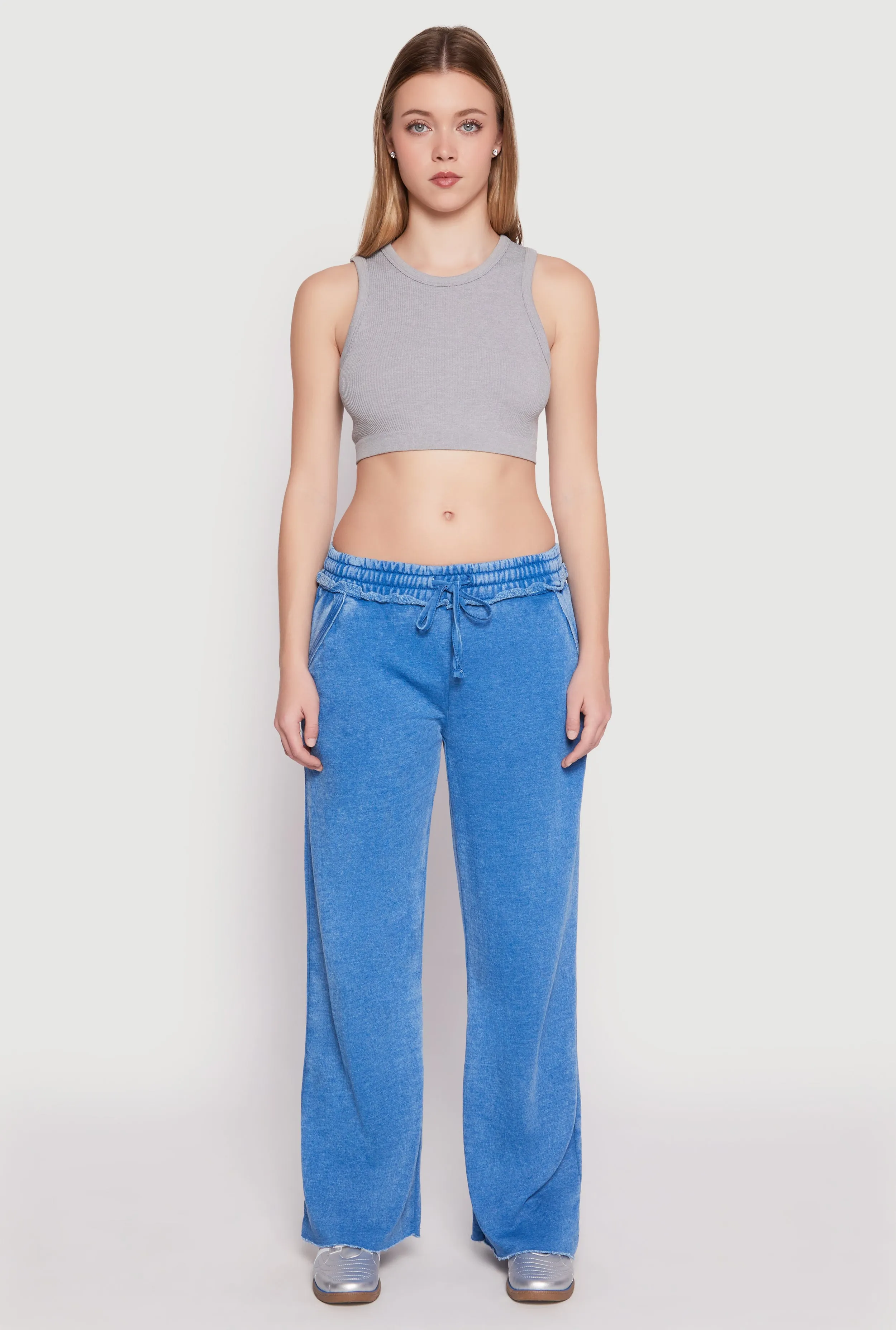 Frayed Acid Wash Sweatpants sold by Rainbow product image thumbnail 4