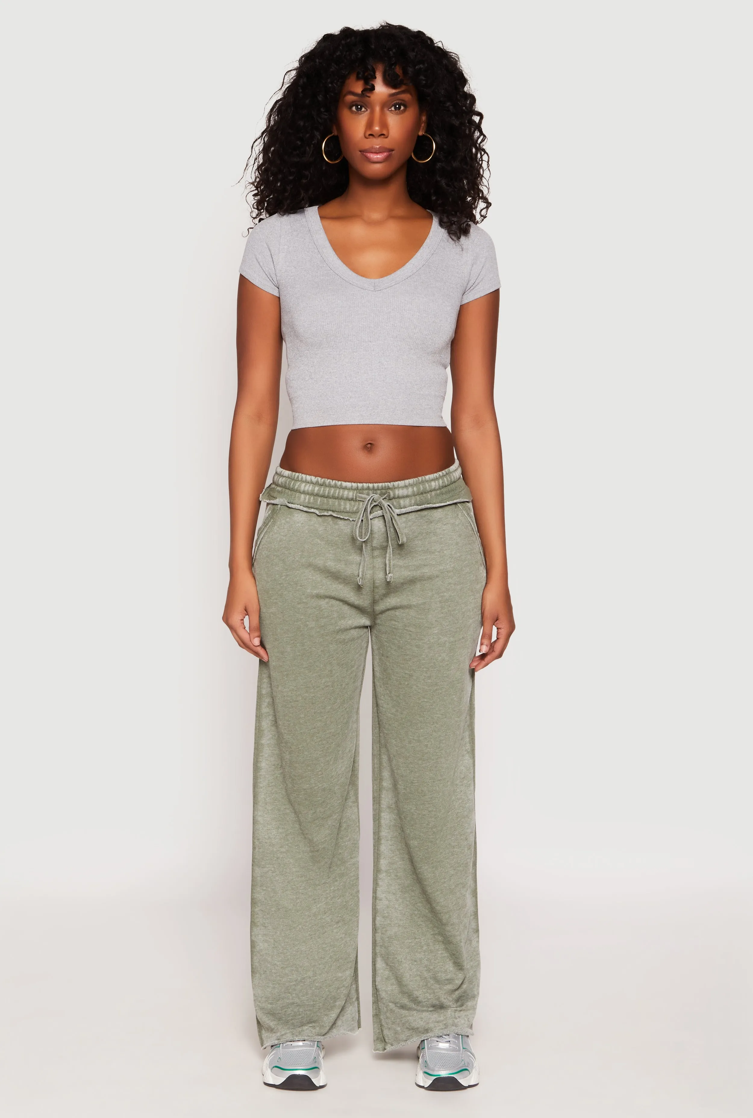 Frayed Acid Wash Sweatpants sold by Rainbow product image thumbnail 5