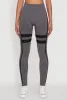 Stripe Detail Graphic Push Up Cell Phone Pocket Leggings sold by Rainbow