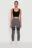 Stripe Detail Graphic Push Up Cell Phone Pocket Leggings sold by Rainbow