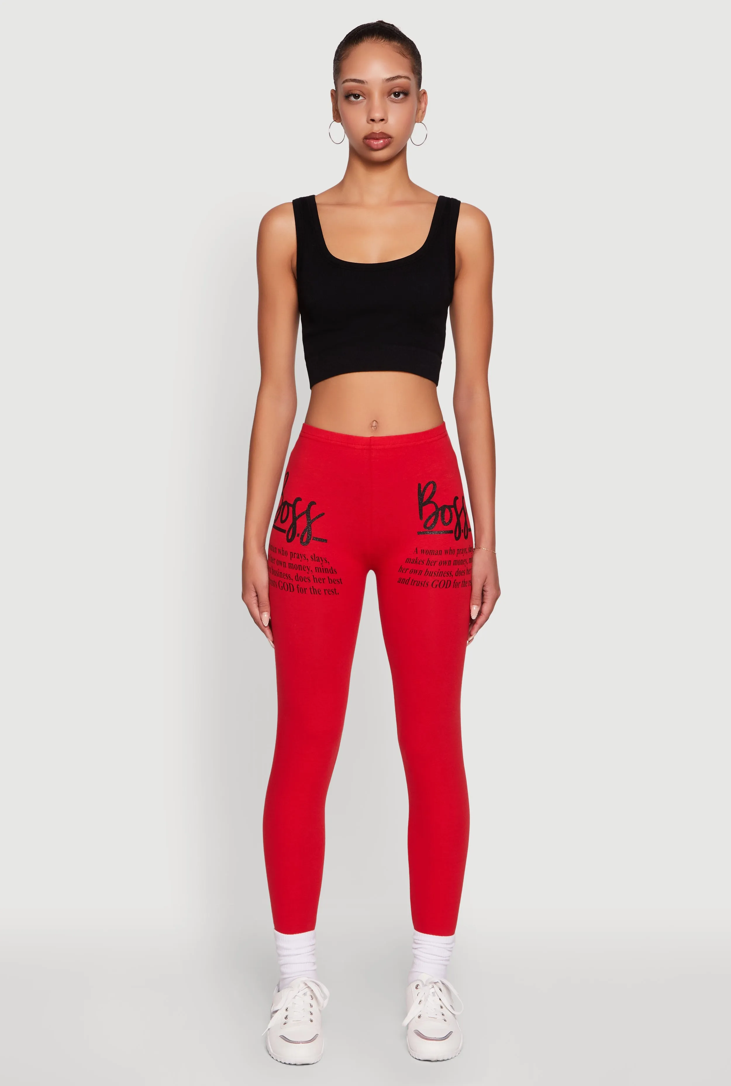 Trendy Boss Graphic Leggings sold by Rainbow product image thumbnail 2