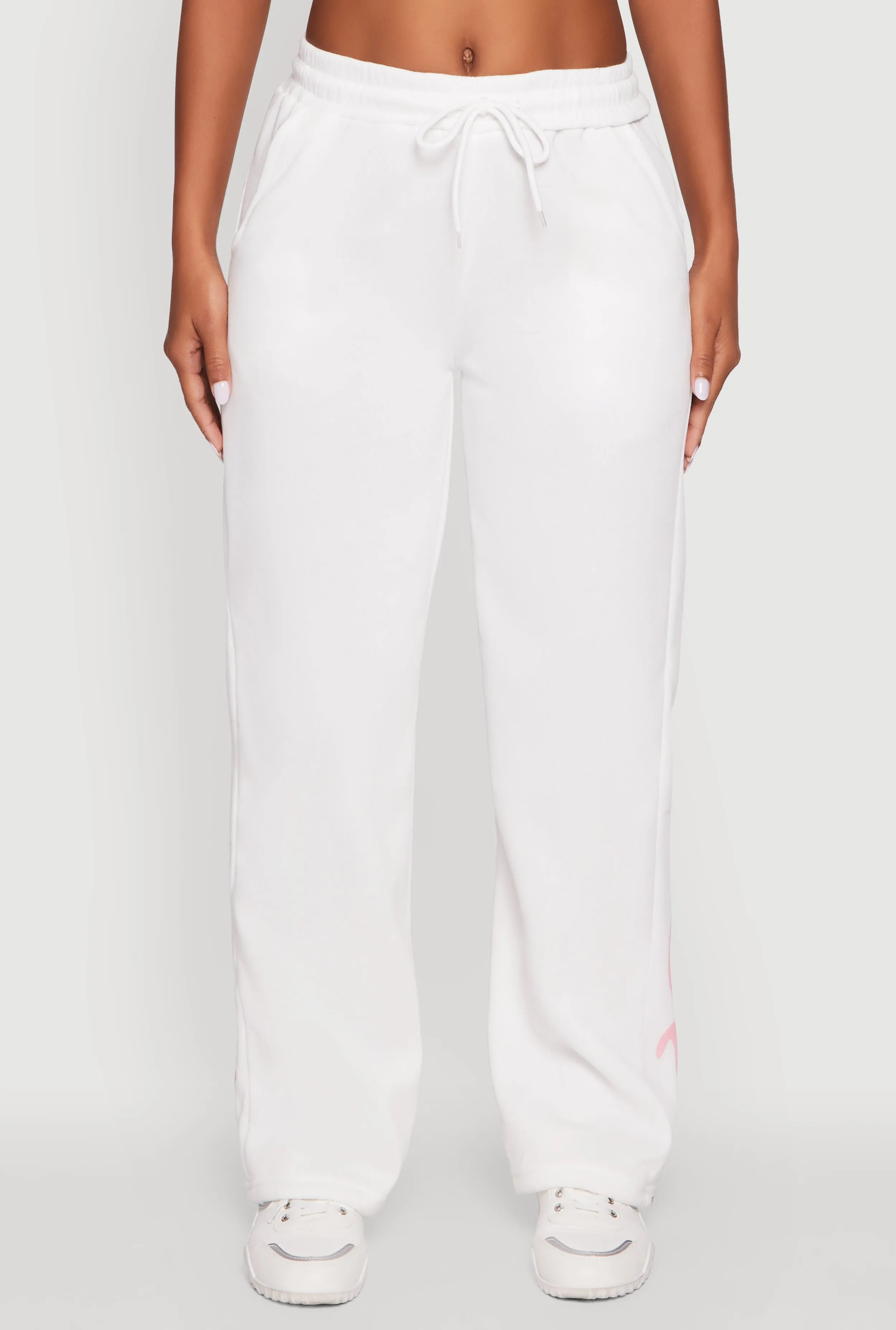 Bow Graphic Drawstring Waist Sweatpants sold by Rainbow product image thumbnail 3