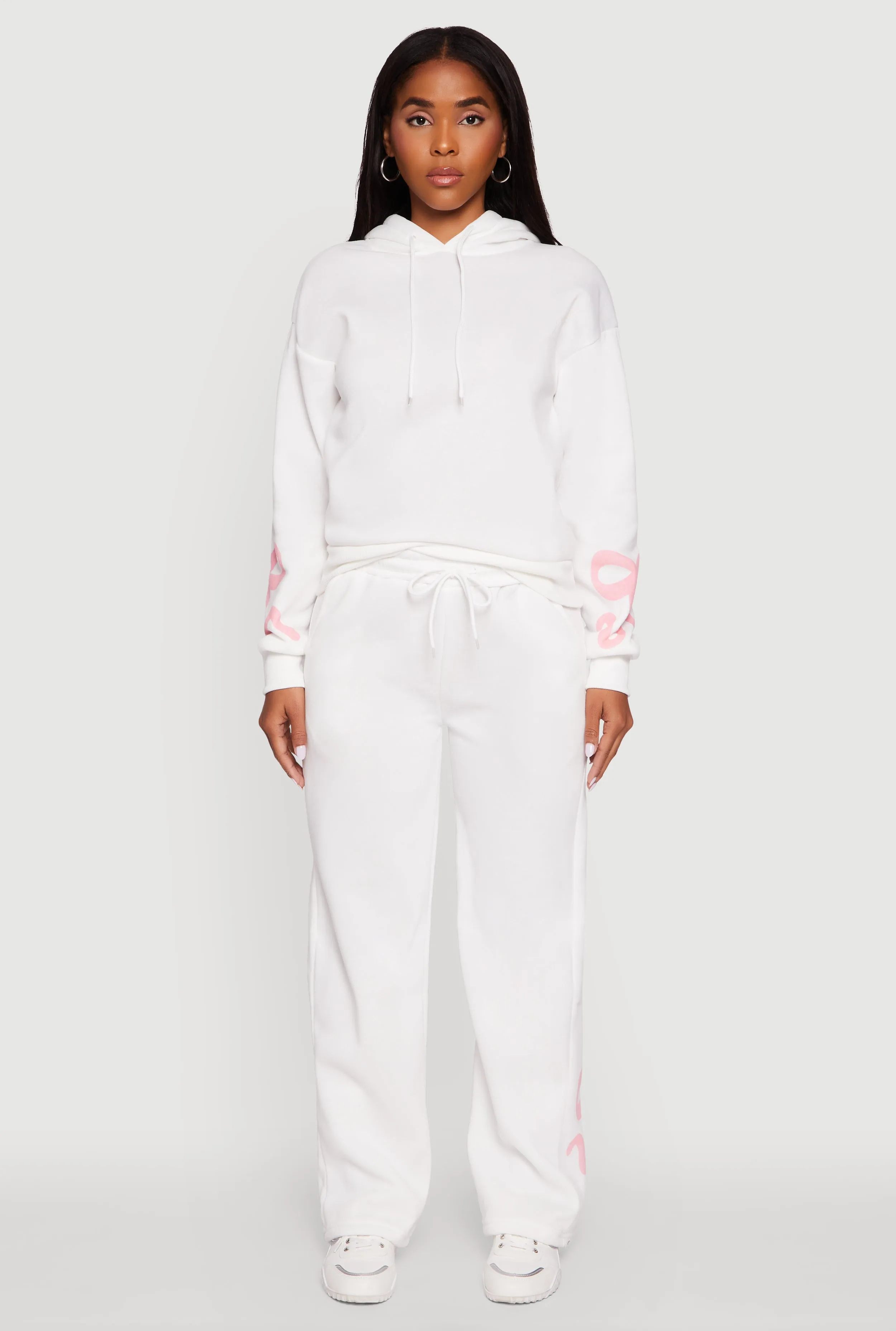 Bow Graphic Drawstring Waist Sweatpants sold by Rainbow product image thumbnail 2