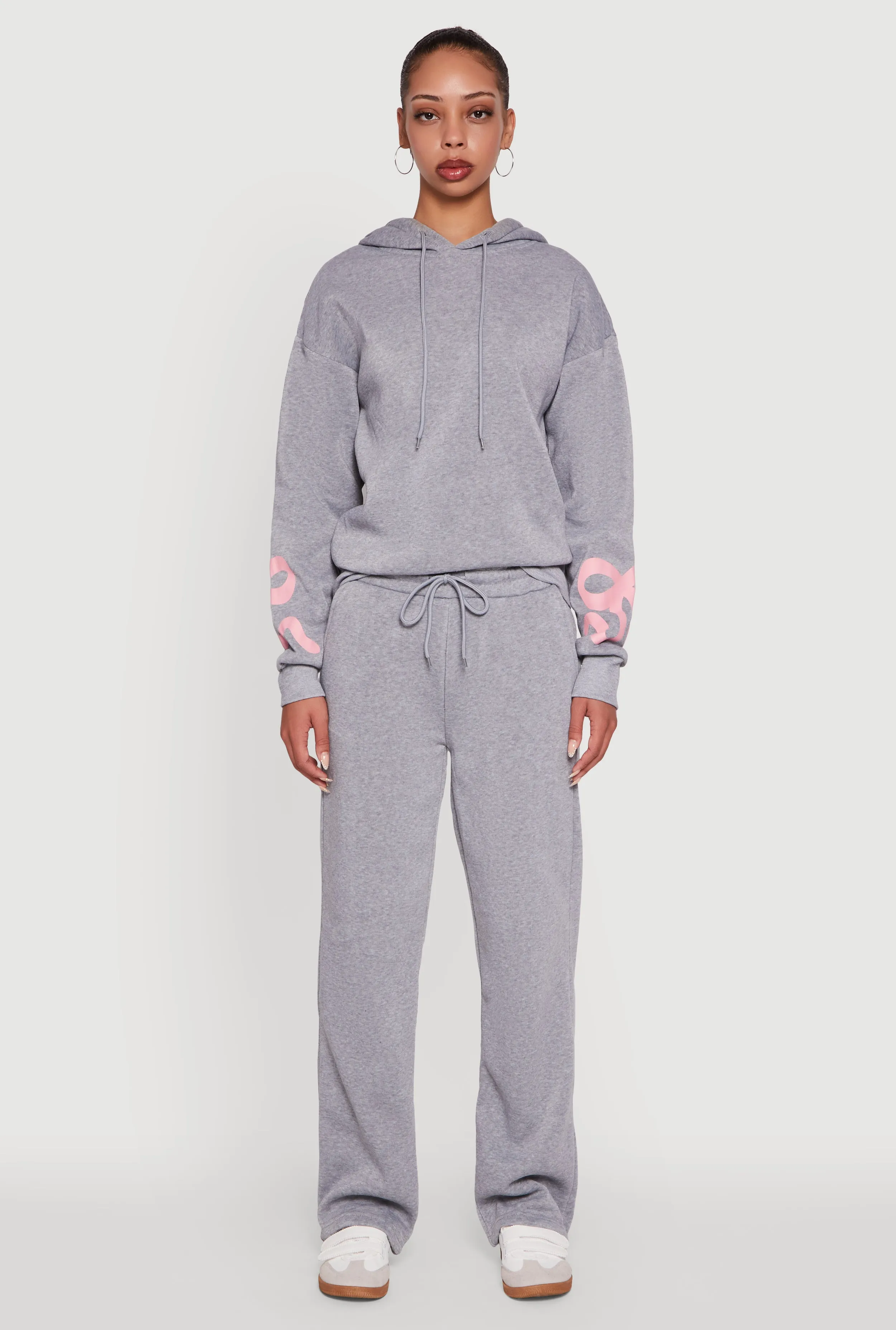 Bow Graphic Drawstring Waist Sweatpants sold by Rainbow product image thumbnail 2