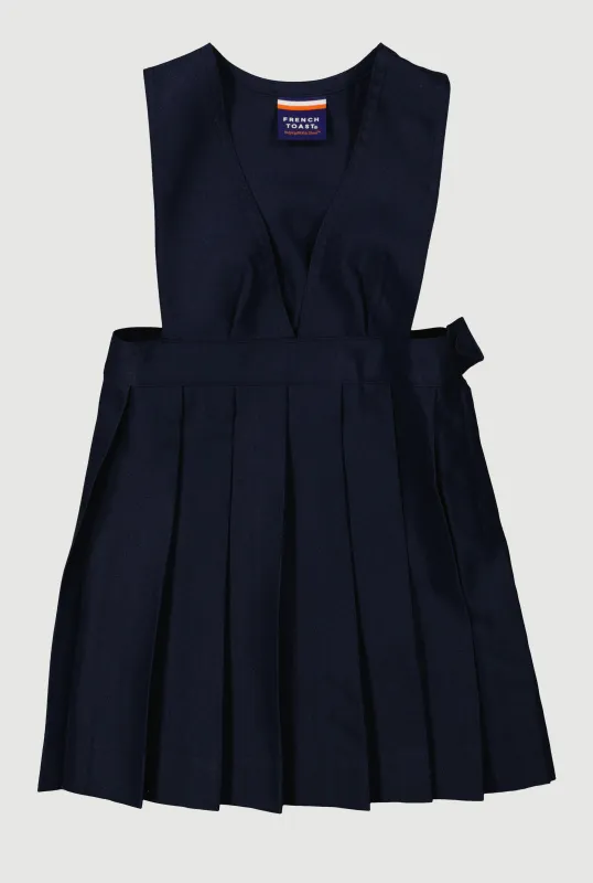 French Toast Girls 2T-4T Sleeveless V-Neck Mid-Length Pleated Jumper sold by Rainbow