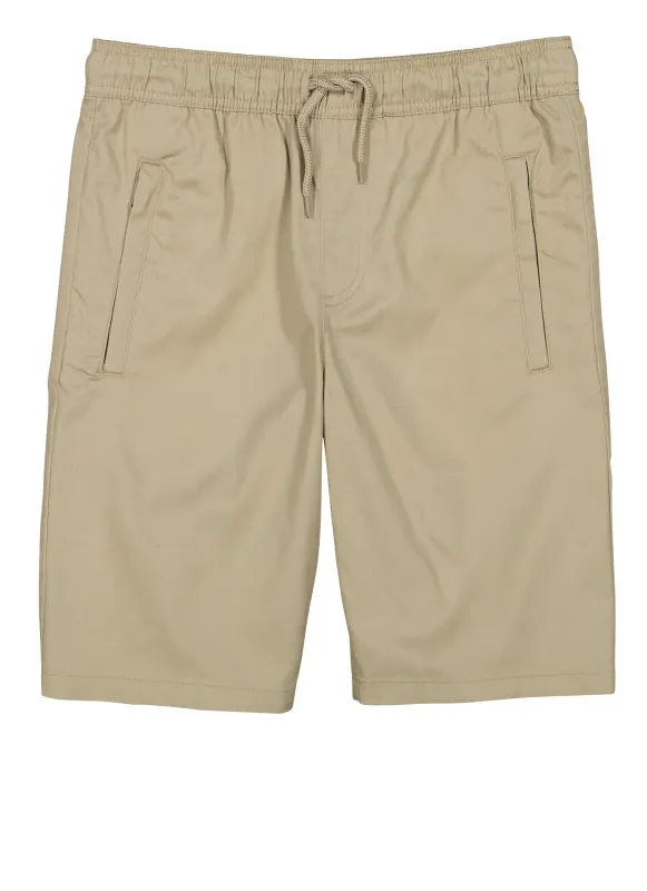 French Toast Boys 16-20 Drawstring Zip Pocket Shorts sold by Rainbow