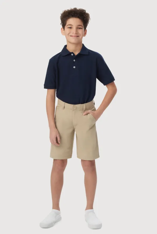 French Toast Boys 8-14 Stretch Flat Front Shorts sold by Rainbow