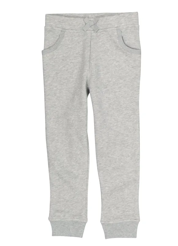 French Toast Girls 4-6x Marled Elastic Waist Pull On Joggers sold by Rainbow