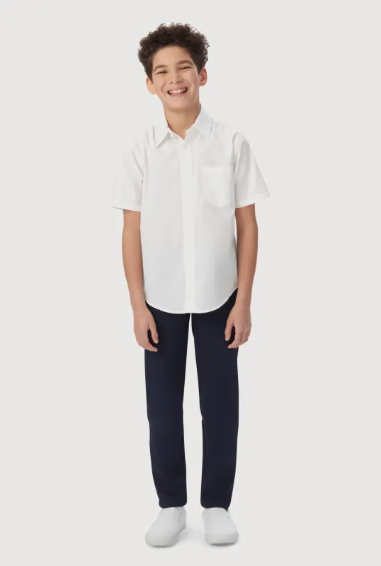 French Toast Boys 4-7 Poplin Short Sleeve Shirt sold by Rainbow