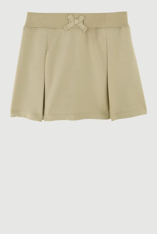French Toast Girls 4-6x Faux Drawstring Pleated Scooter Skirt sold by Rainbow