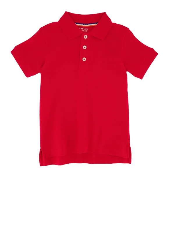 French Toast Boys 2T-4T Short Sleeve Polo sold by Rainbow
