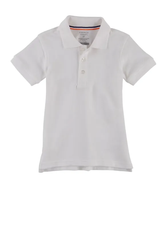 French Toast Boys 2T-4T Pique Polo Shirt sold by Rainbow