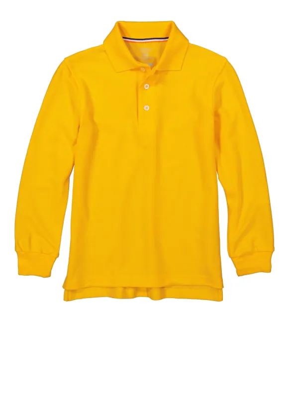 French Toast Boys 8-16 Long Sleeve Polo Shirt sold by Rainbow