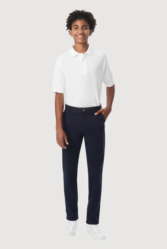 French Toast Boys 8-16 Solid Straight Fit Chino Pants sold by Rainbow