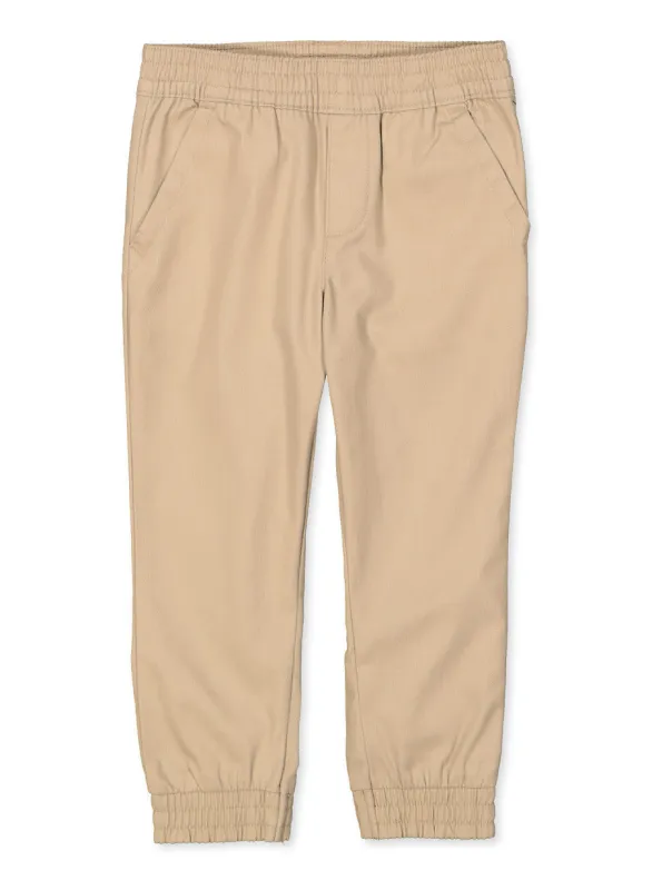 French Toast Boys 4-7 Khaki Joggers sold by Rainbow
