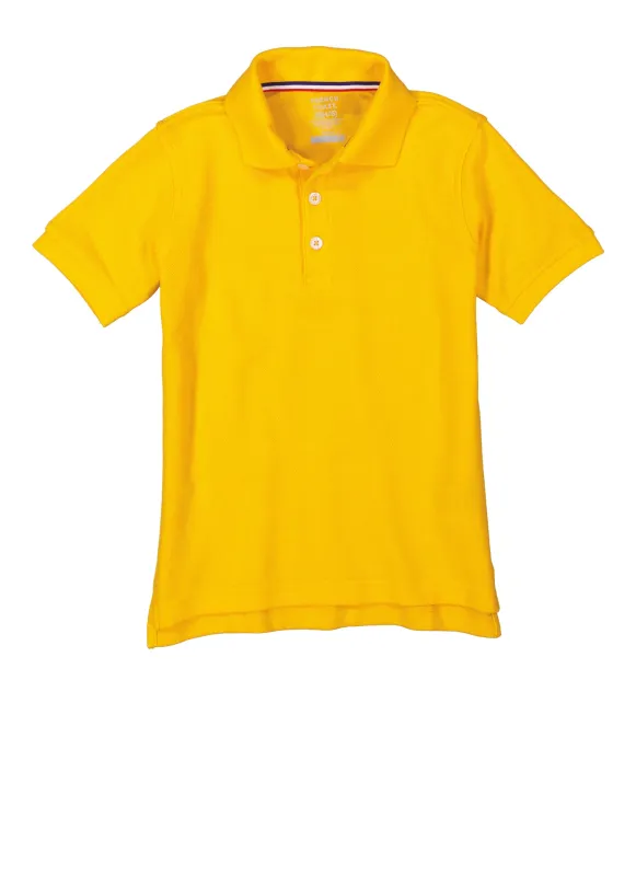 French Toast Boys 4-7 Short Sleeve Pique Polo sold by Rainbow