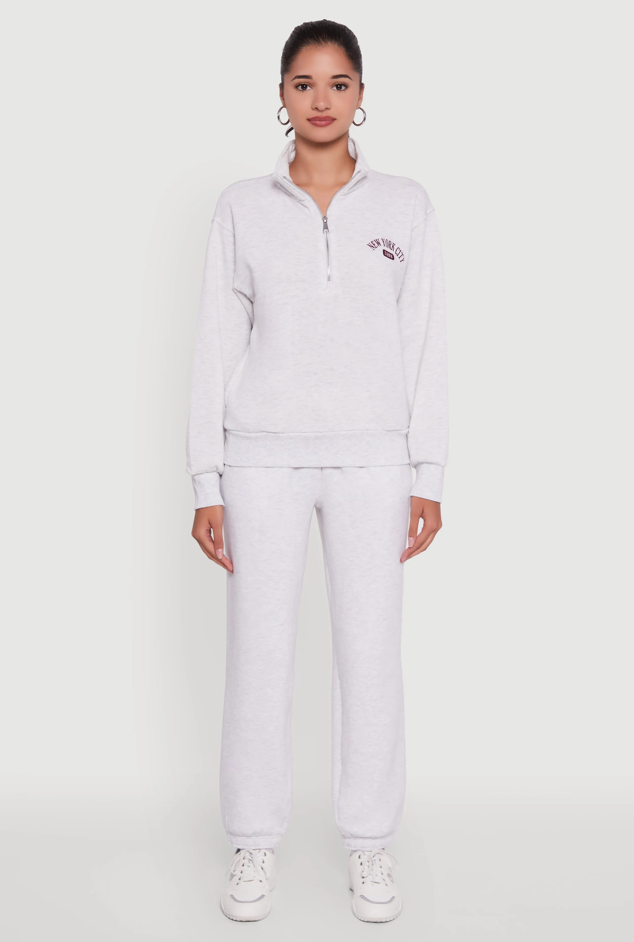 High Waisted Fleece Lined Elastic Waist Joggers sold by Rainbow product image thumbnail 2