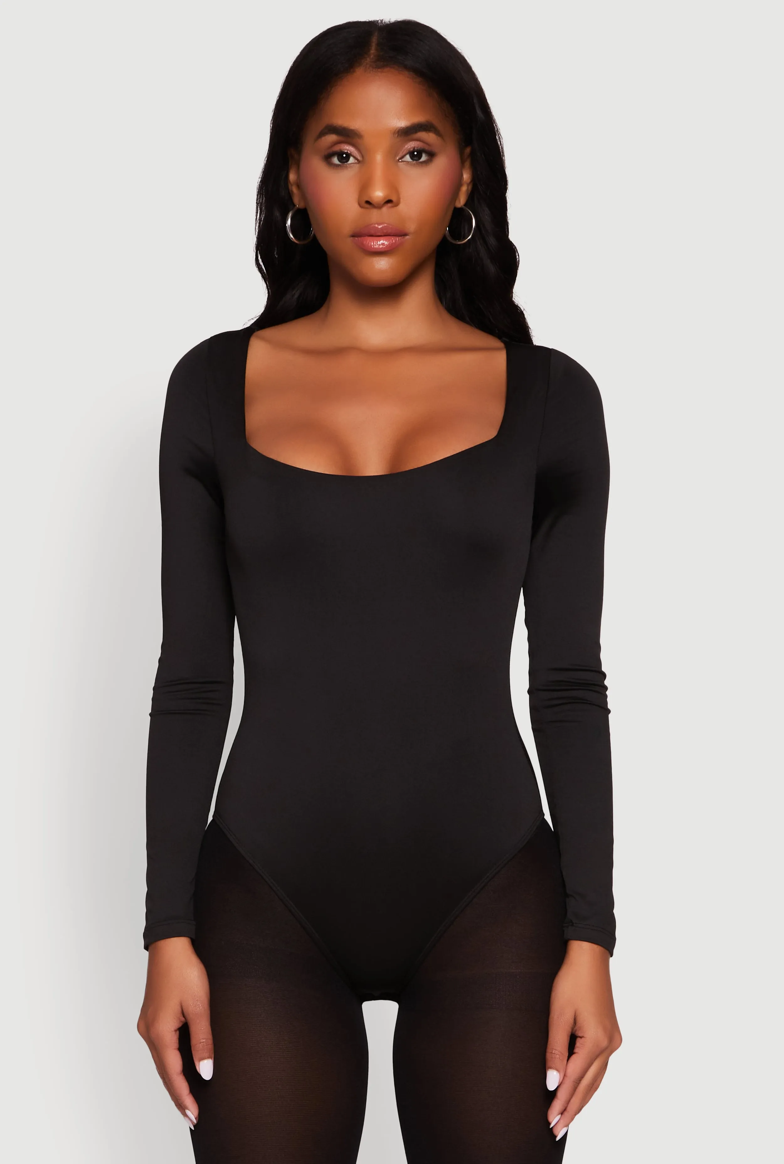 Scoop Neck Long Sleeve Bodysuit sold by Rainbow product image thumbnail 2