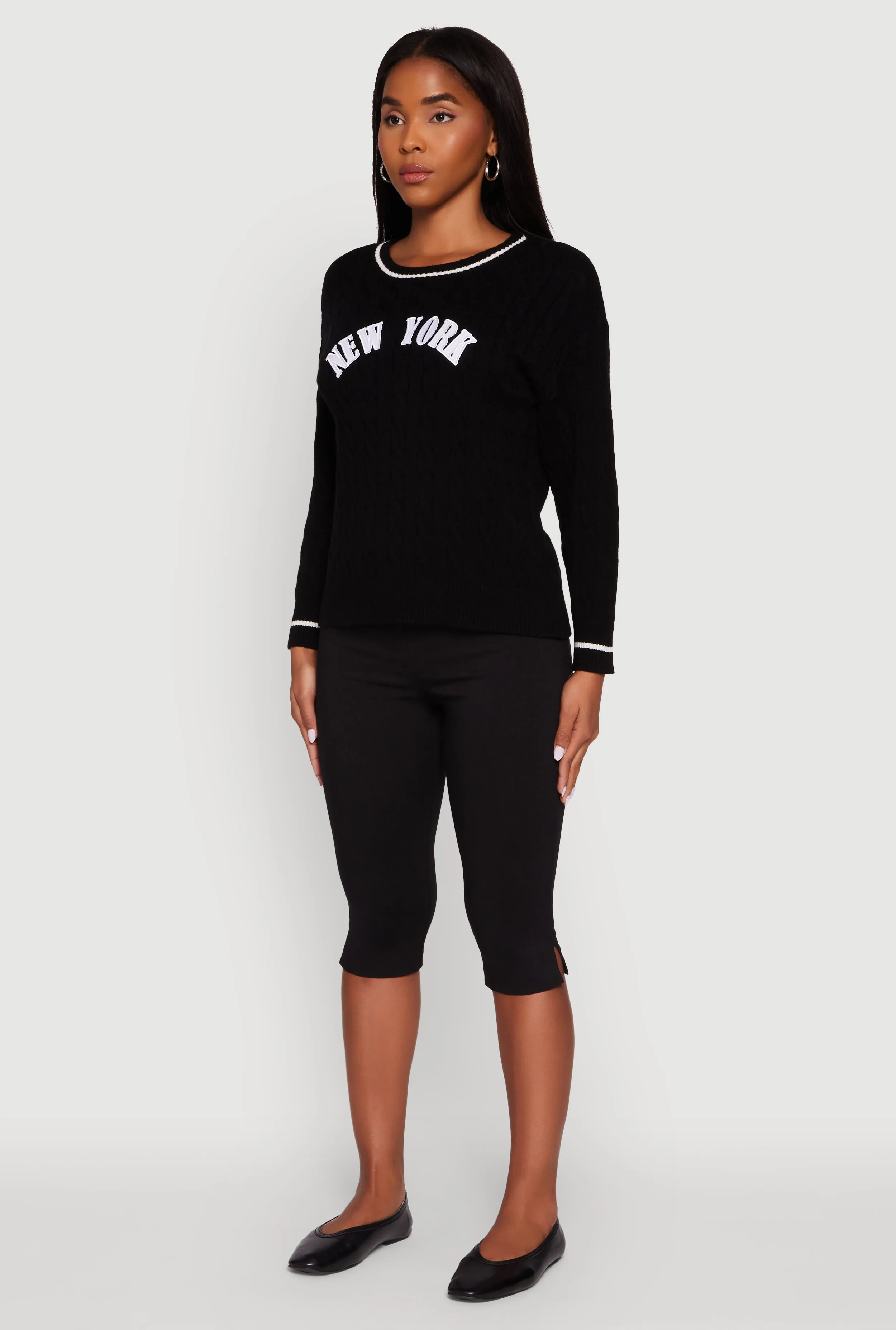 New York Graphic Cable Knit Sweater sold by Rainbow product image thumbnail 5