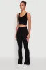 High Waisted Slim Bootcut Yoga Pants sold by Rainbow