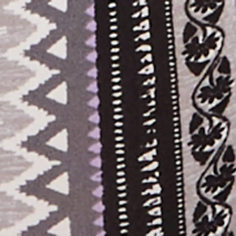 Boho Border Print High Waisted Flare Leg Pants sold by Rainbow product image thumbnail 4