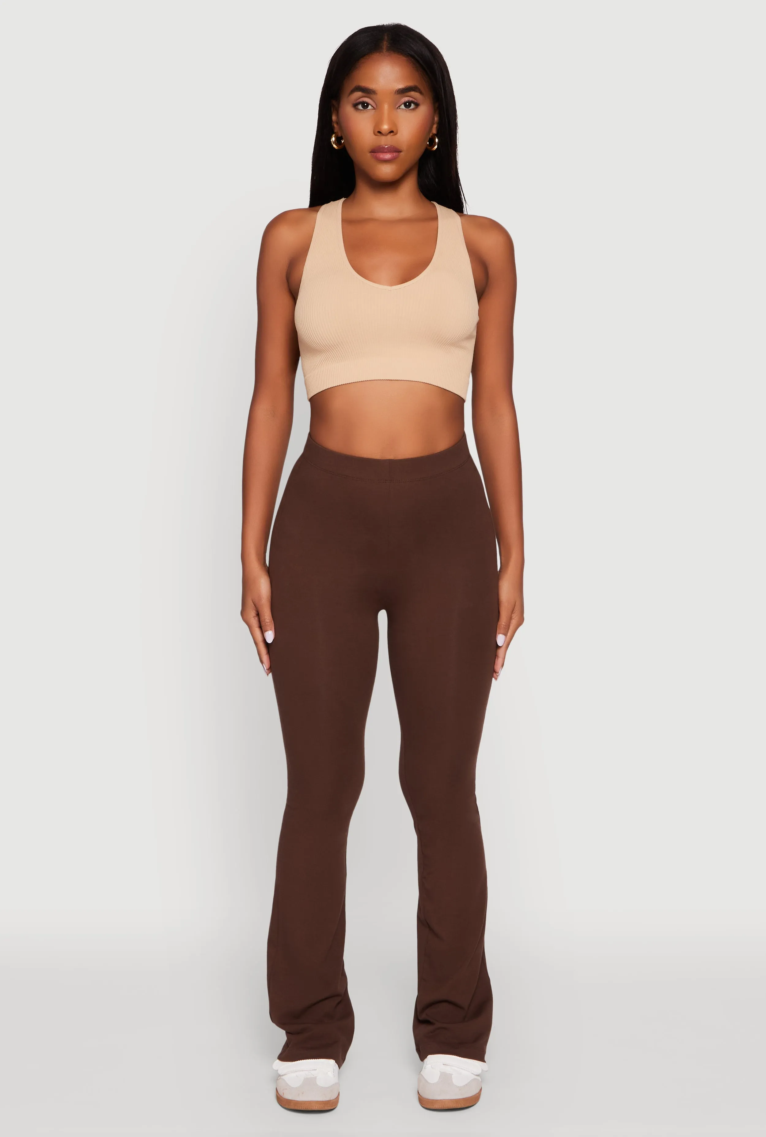 High Waisted Slim Bootcut Yoga Pants sold by Rainbow product image thumbnail 2