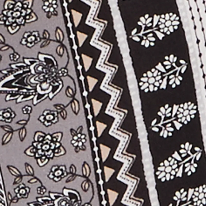 Boho Border Print High Waisted Flare Leg Pants sold by Rainbow product image thumbnail 4