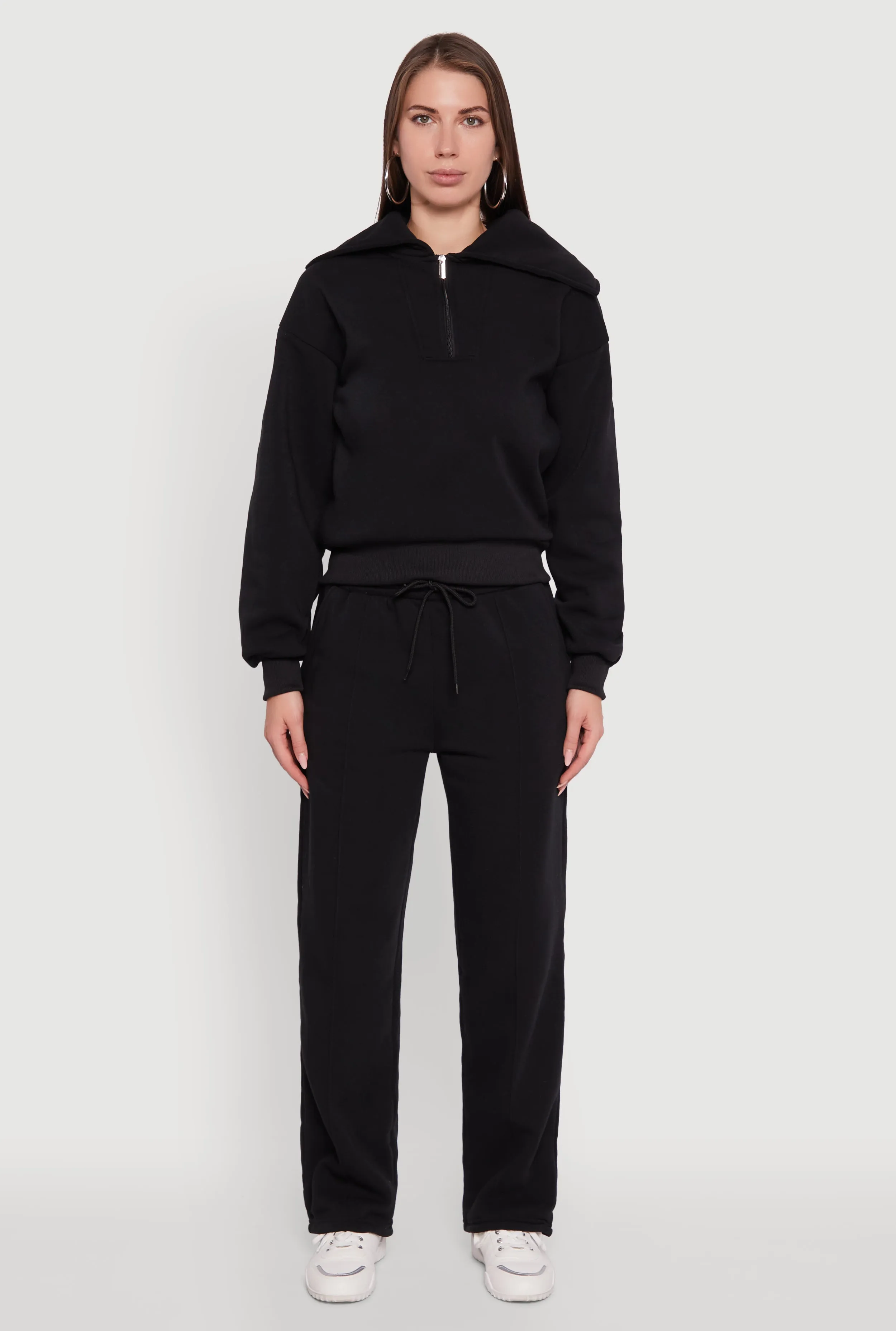 Wide Leg Fleece Sweatpants with Pockets sold by Rainbow product image thumbnail 2