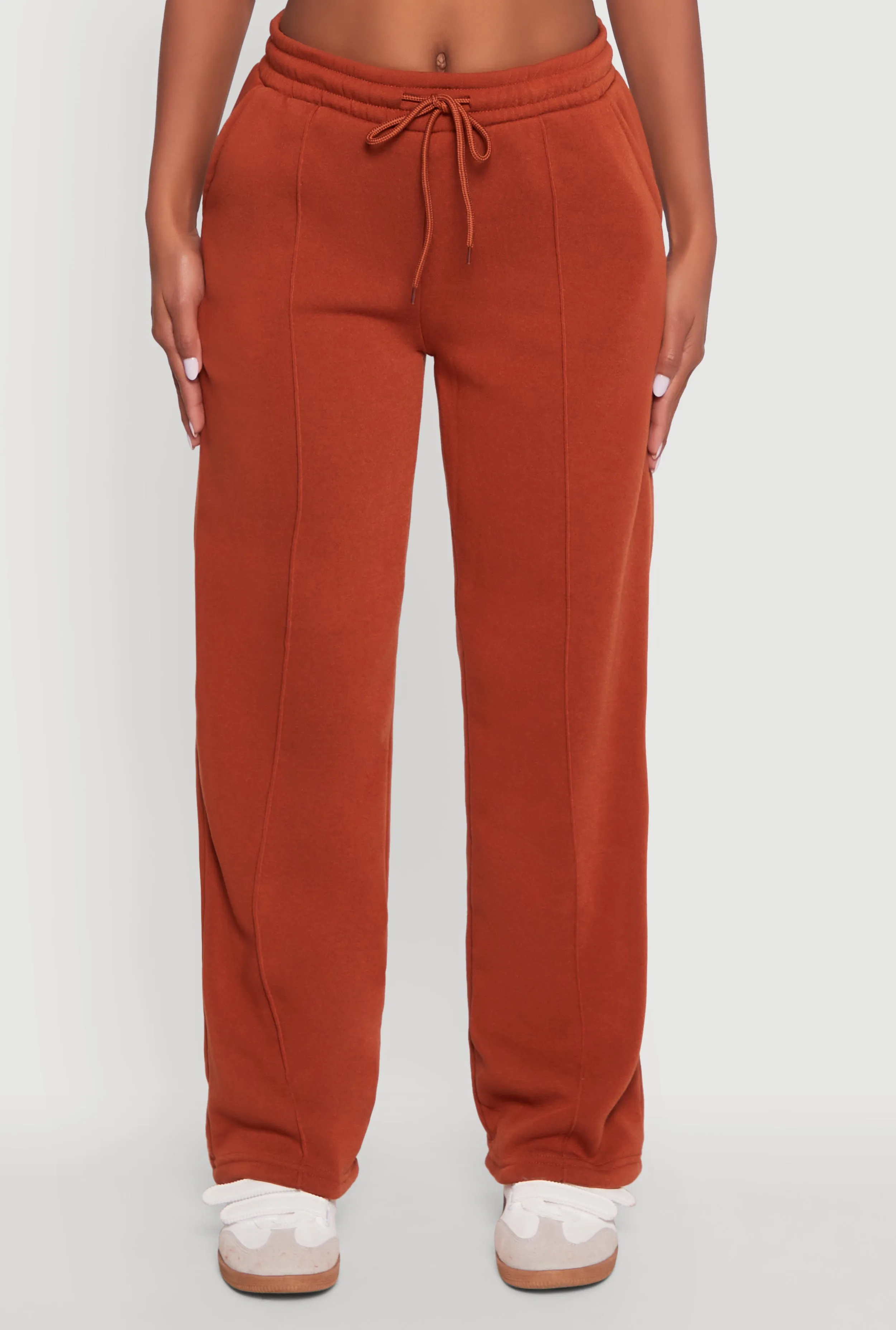 Wide Leg Fleece Sweatpants with Pockets sold by Rainbow product image thumbnail 3