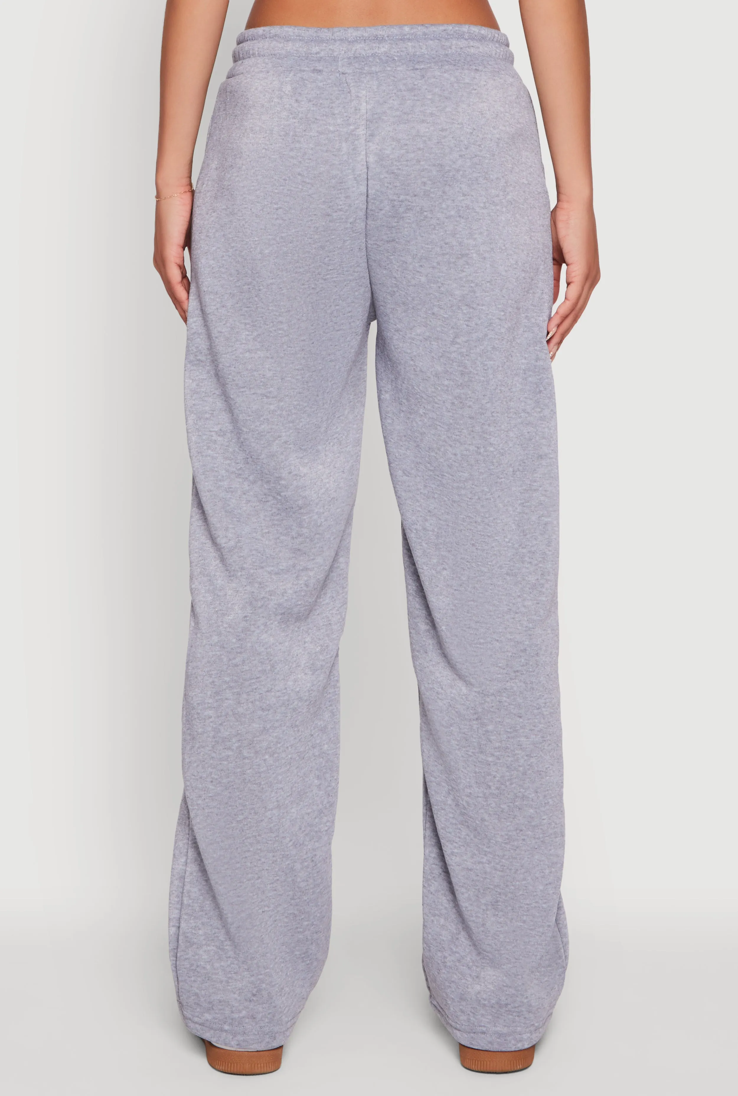 Wide Leg Fleece Sweatpants with Pockets sold by Rainbow product image thumbnail 5