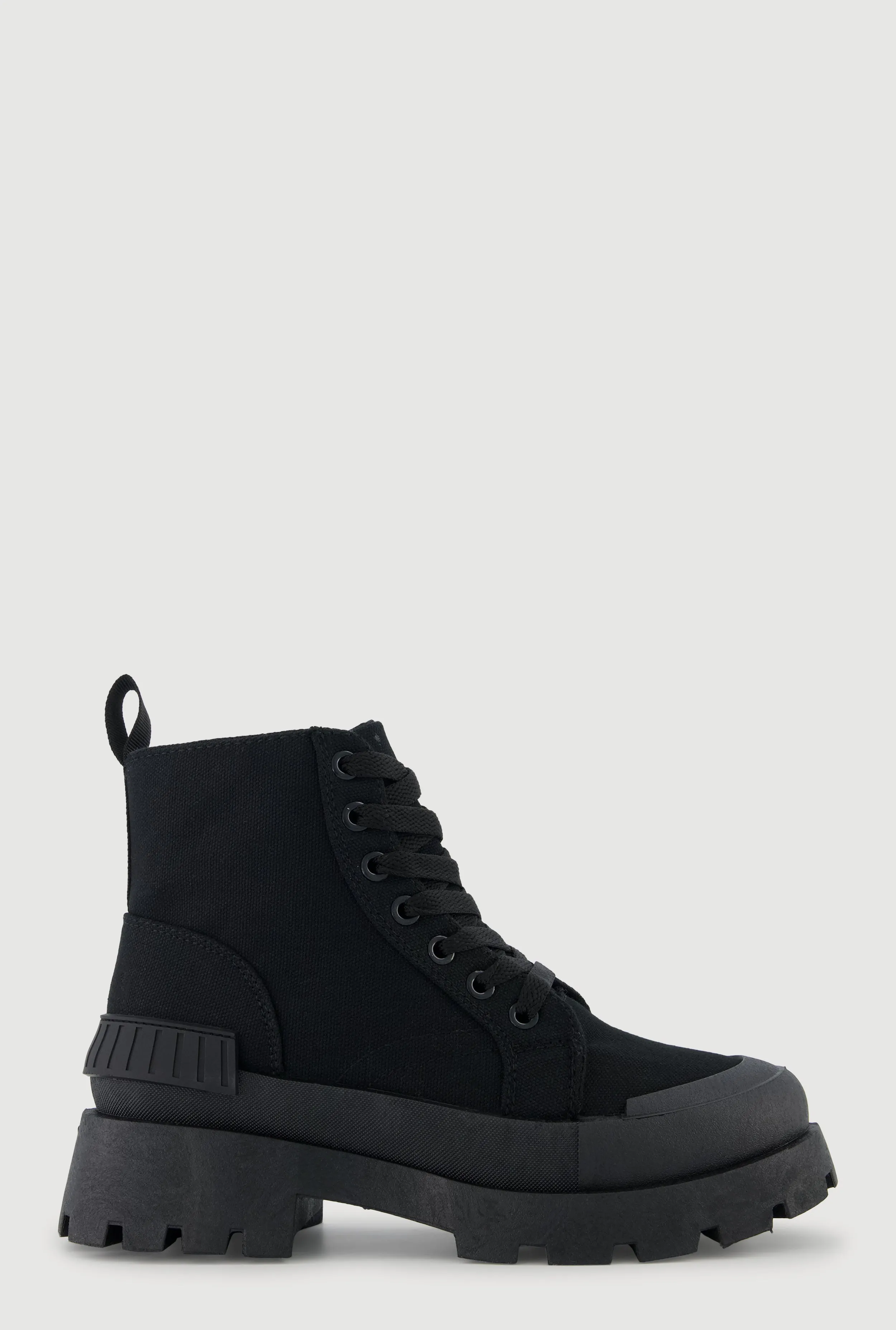 Cap Toe Lace Up Side Zip Combat Boots sold by Rainbow product image thumbnail 2
