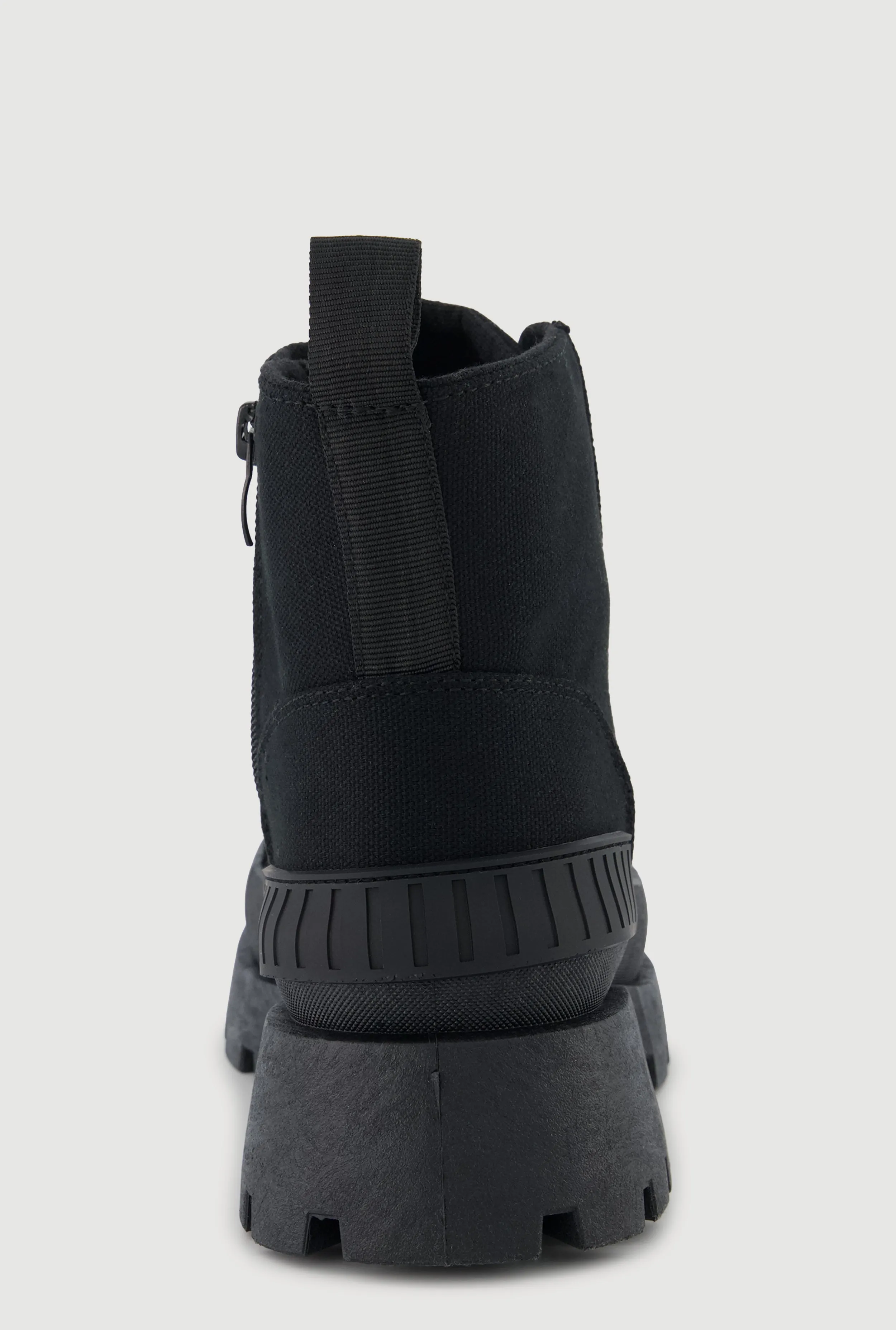 Cap Toe Lace Up Side Zip Combat Boots sold by Rainbow product image thumbnail 3