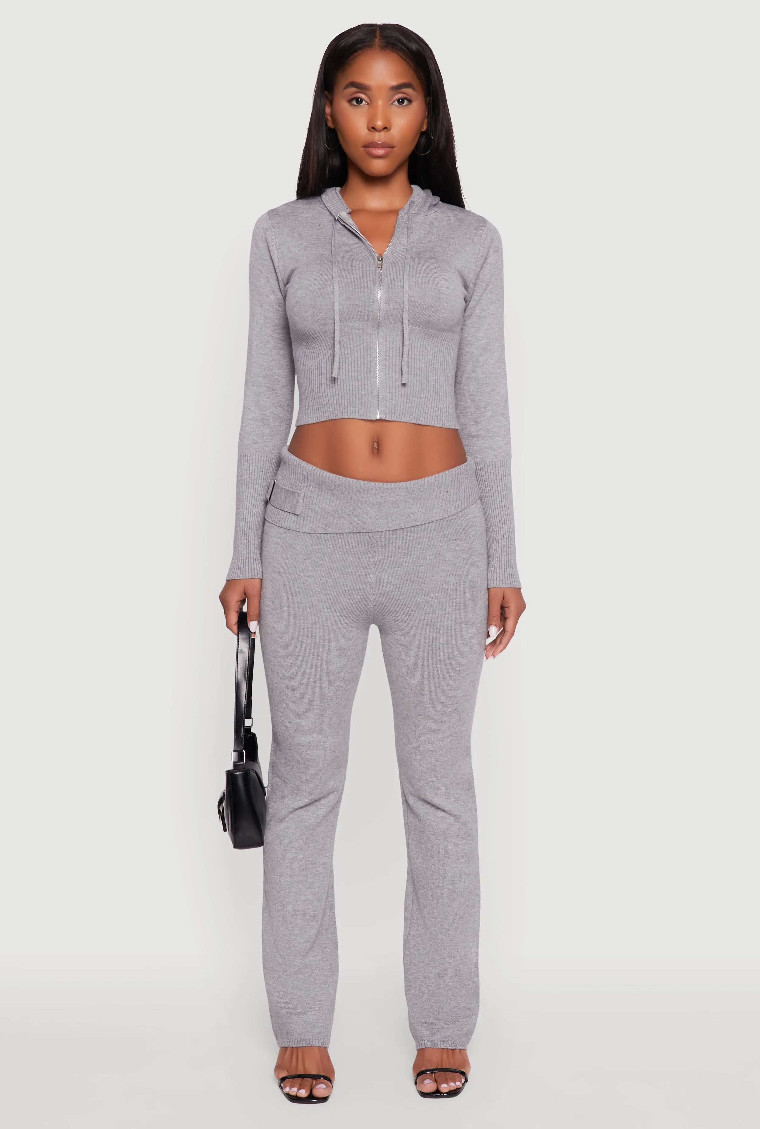 Fold Over Buckle Detail Slim Leg Pants sold by Rainbow product image thumbnail 2