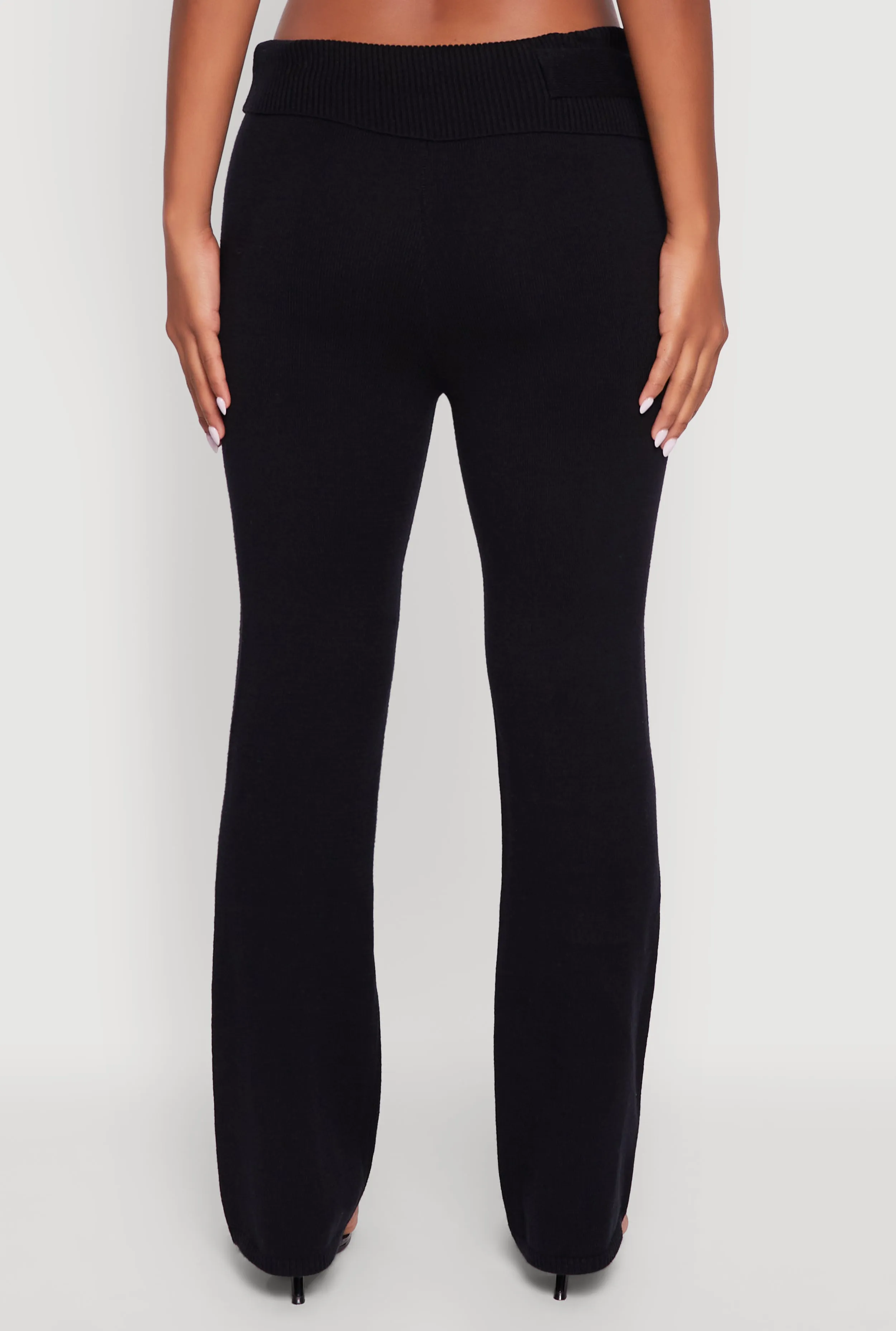 Fold Over Buckle Detail Slim Leg Pants sold by Rainbow product image thumbnail 5