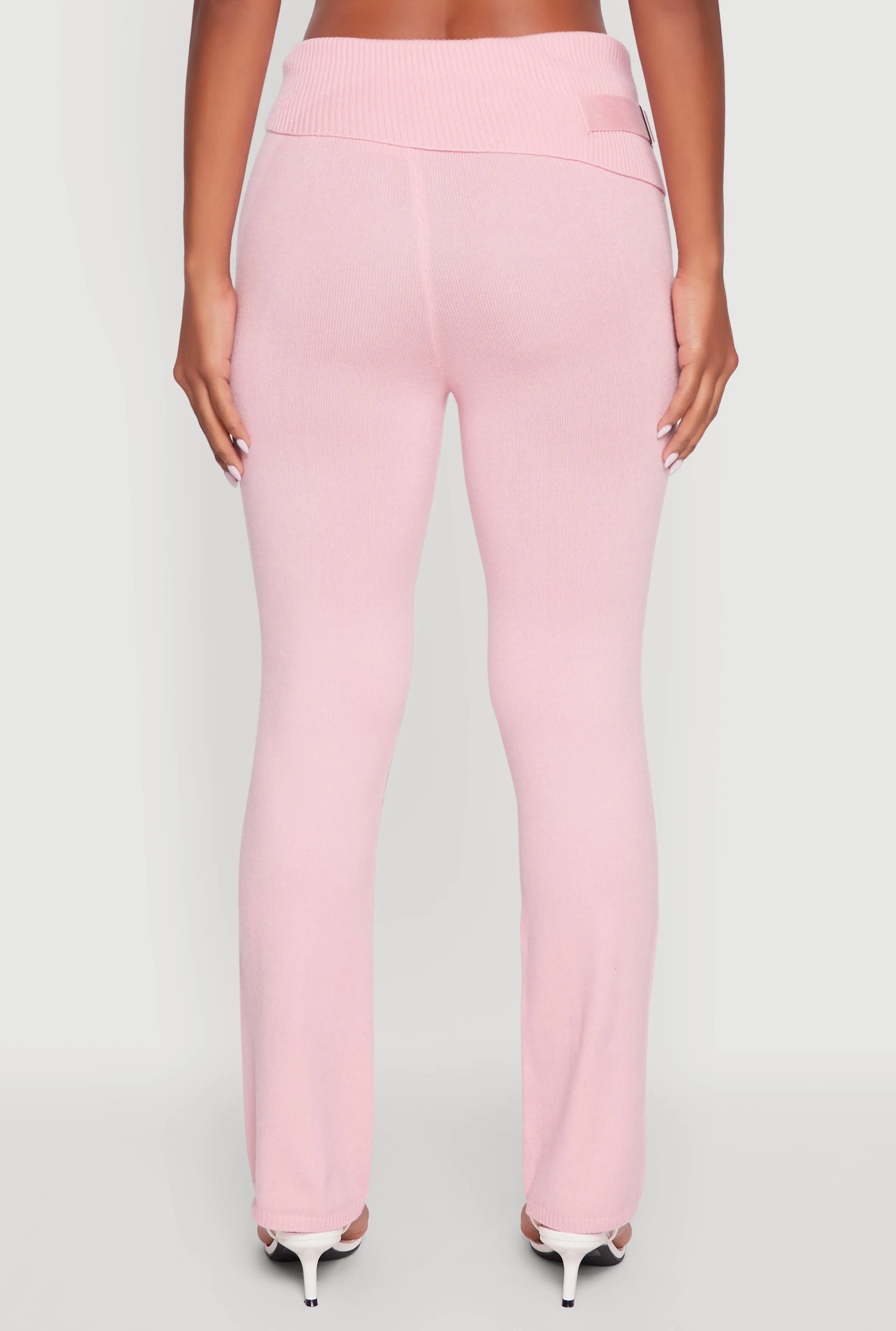 Fold Over Buckle Detail Slim Leg Pants sold by Rainbow product image thumbnail 5