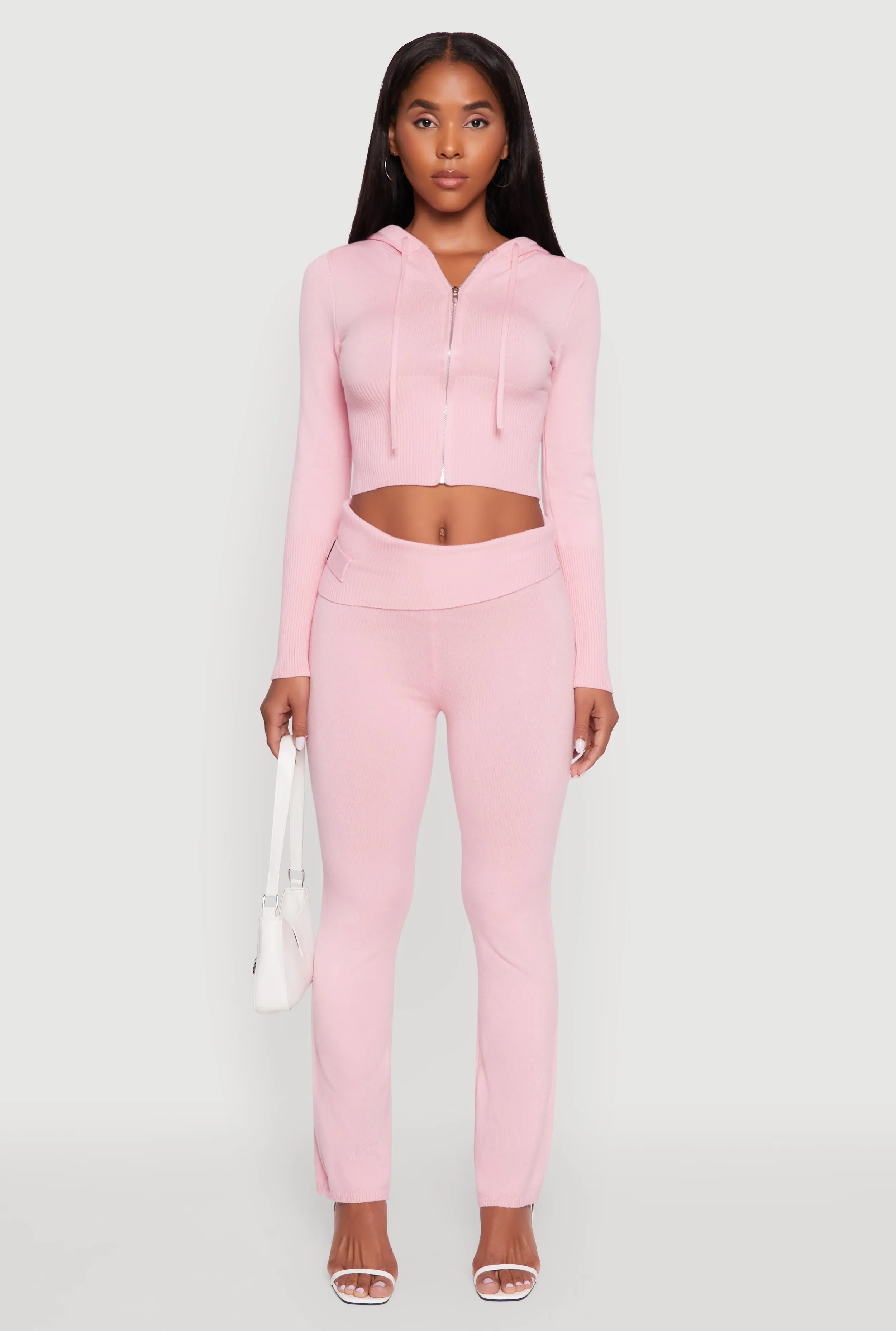 Fold Over Buckle Detail Slim Leg Pants sold by Rainbow product image thumbnail 2