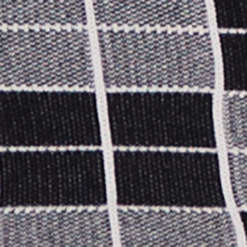 Checkered Plaid Long Sleeve Dress sold by Rainbow product image thumbnail 4