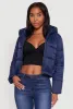 Cropped Hooded Puffer Jacket sold by Rainbow