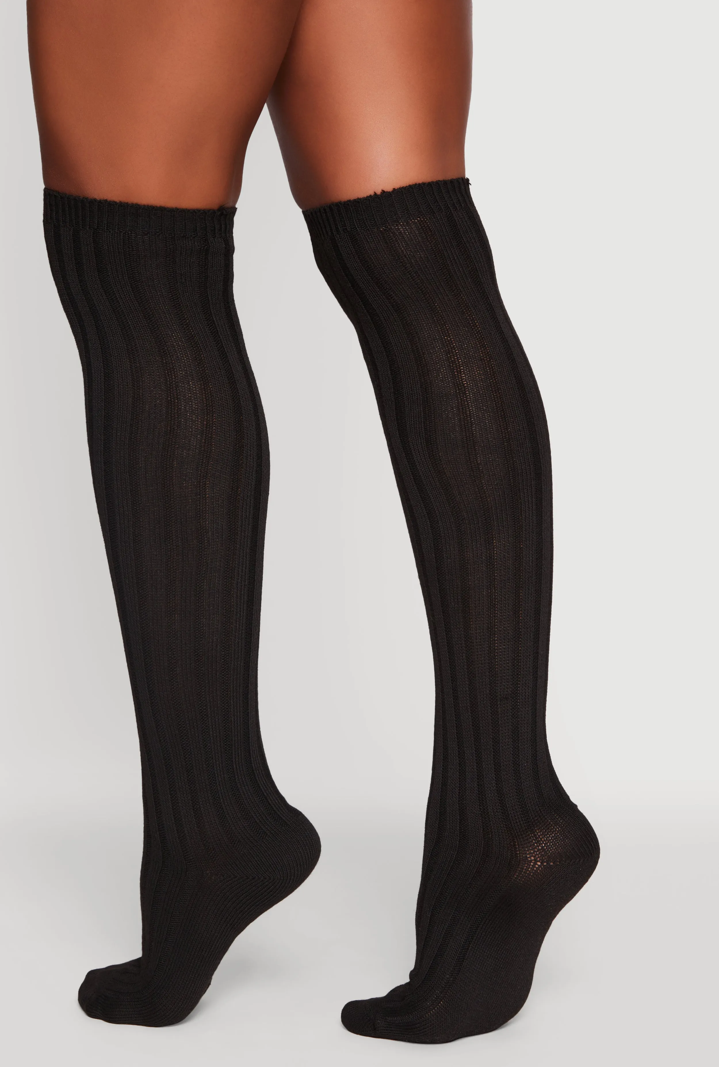Ribbed Knit Over the Knee Socks Size 9-11 sold by Rainbow product image thumbnail 2