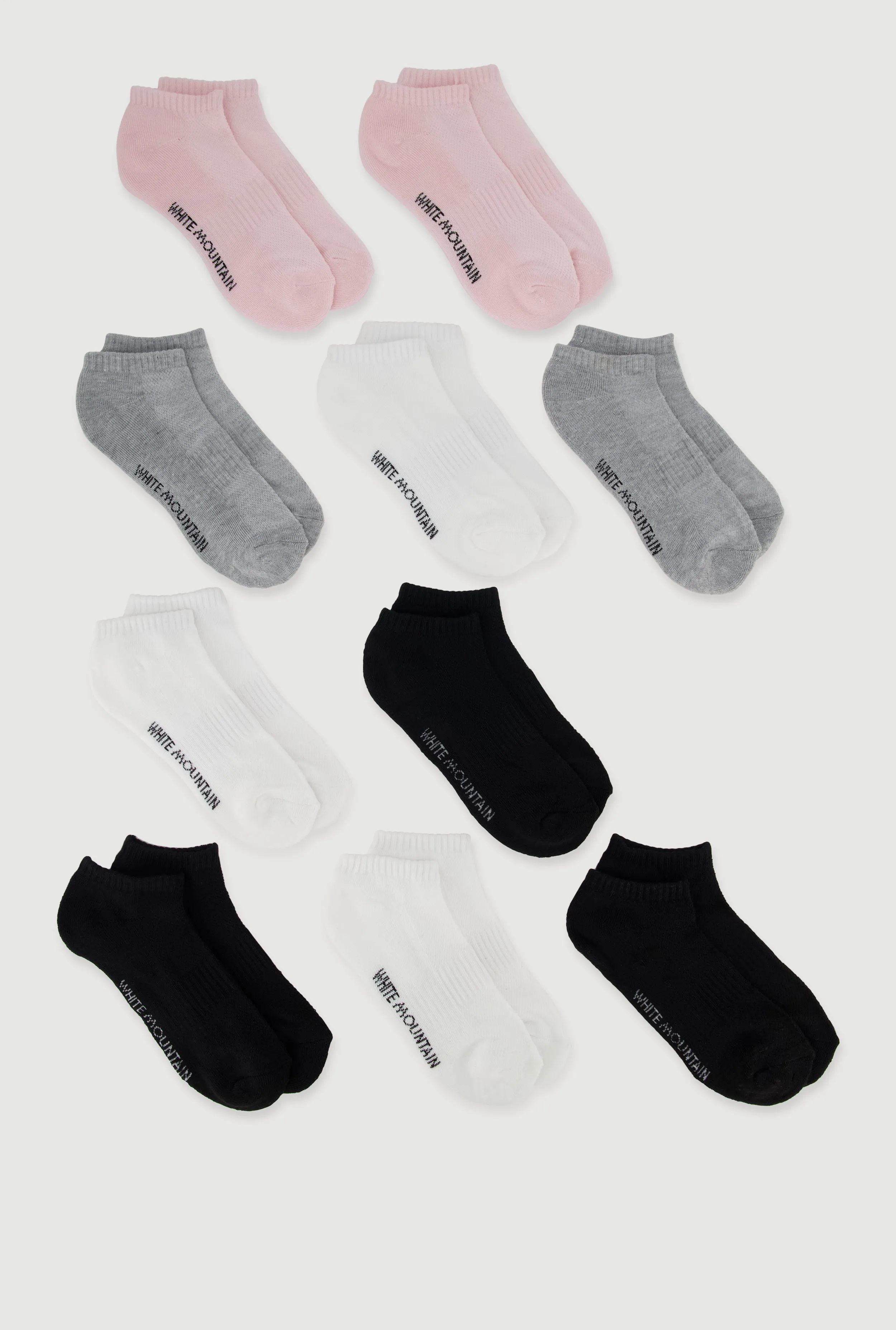Assorted Performance Low Cut Socks 10 Pack Size 4-10 sold by Rainbow product image thumbnail 2