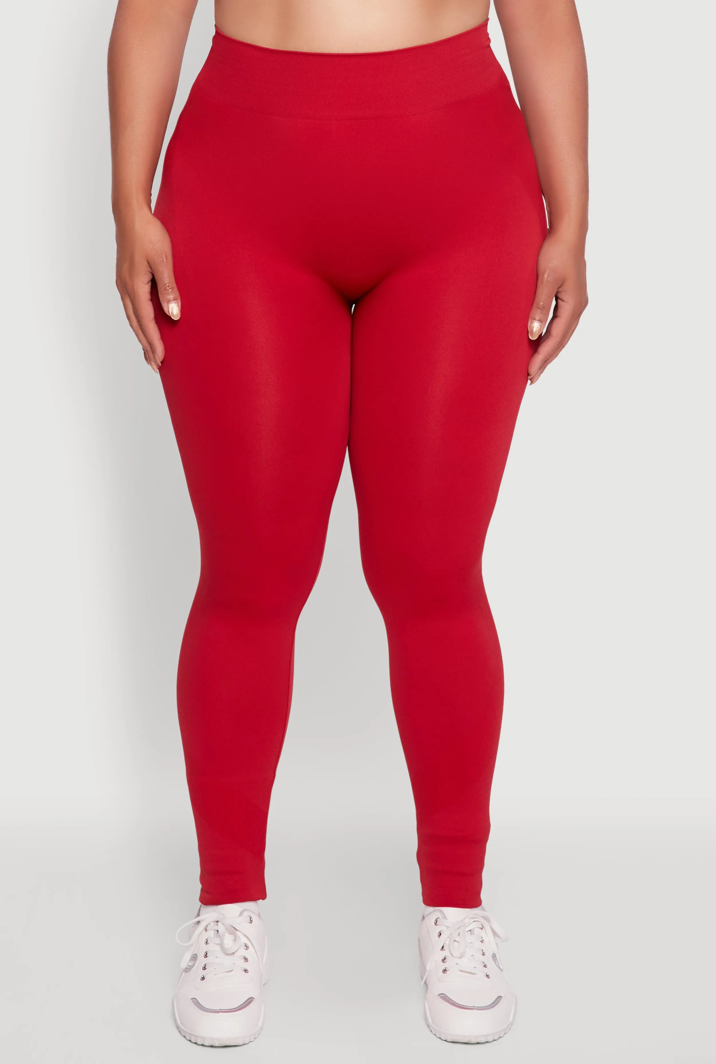 Plus Size Seamless Stripe Detail Leggings sold by Rainbow product image thumbnail 5