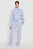 Mid Rise Fleece Wide Leg Sweatpants sold by Rainbow