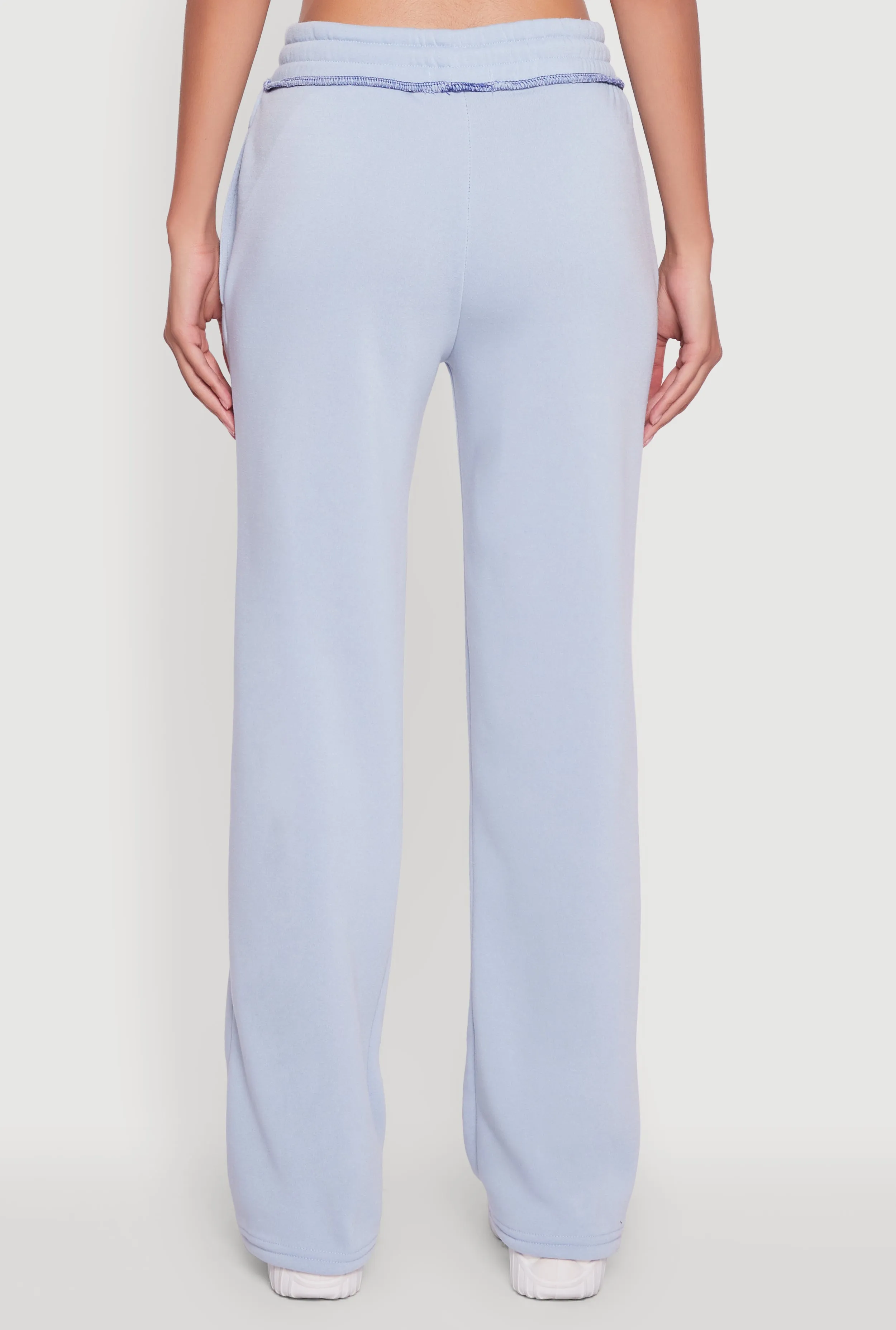 Mid Rise Fleece Wide Leg Sweatpants sold by Rainbow product image thumbnail 5