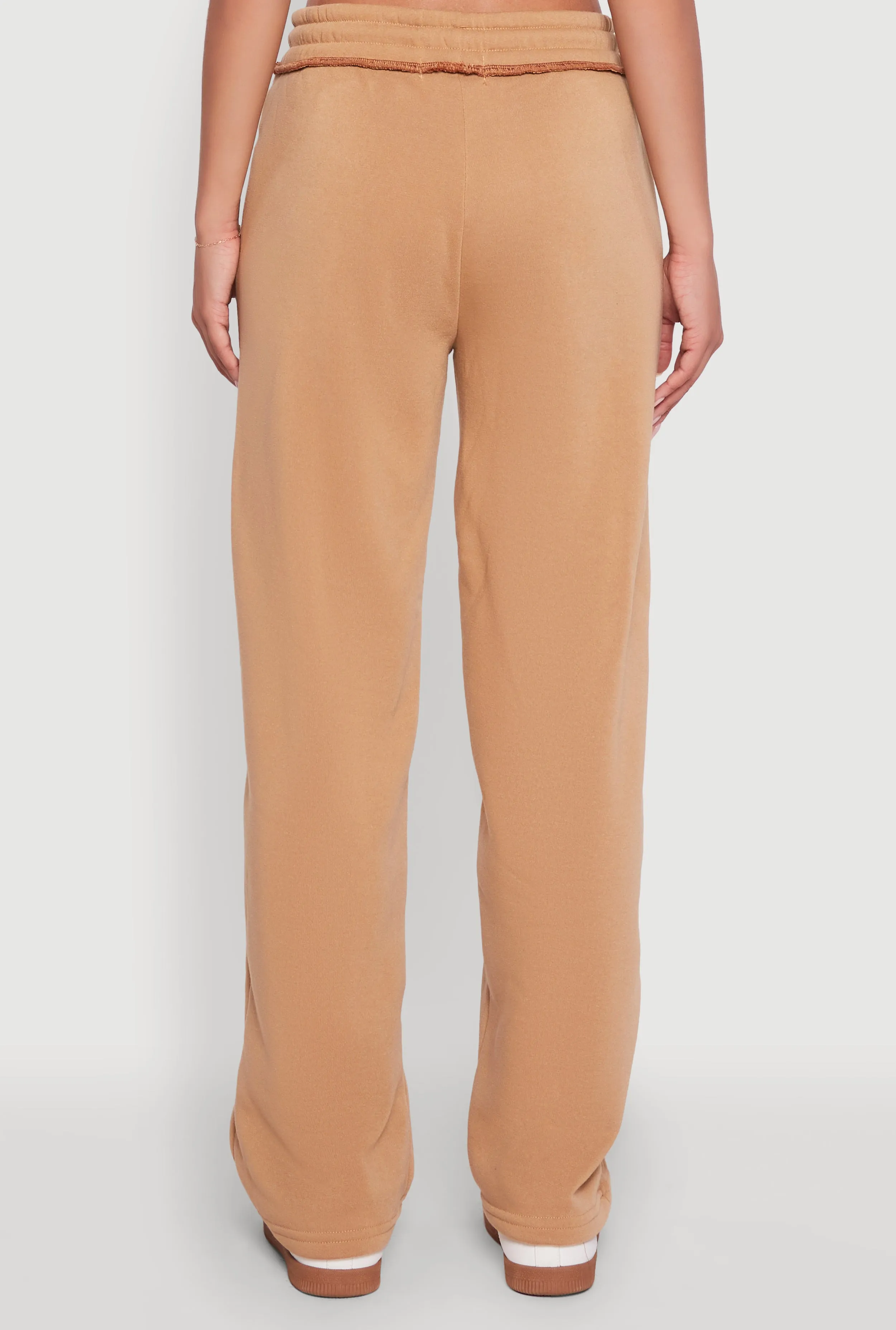 Mid Rise Fleece Wide Leg Sweatpants sold by Rainbow product image thumbnail 5