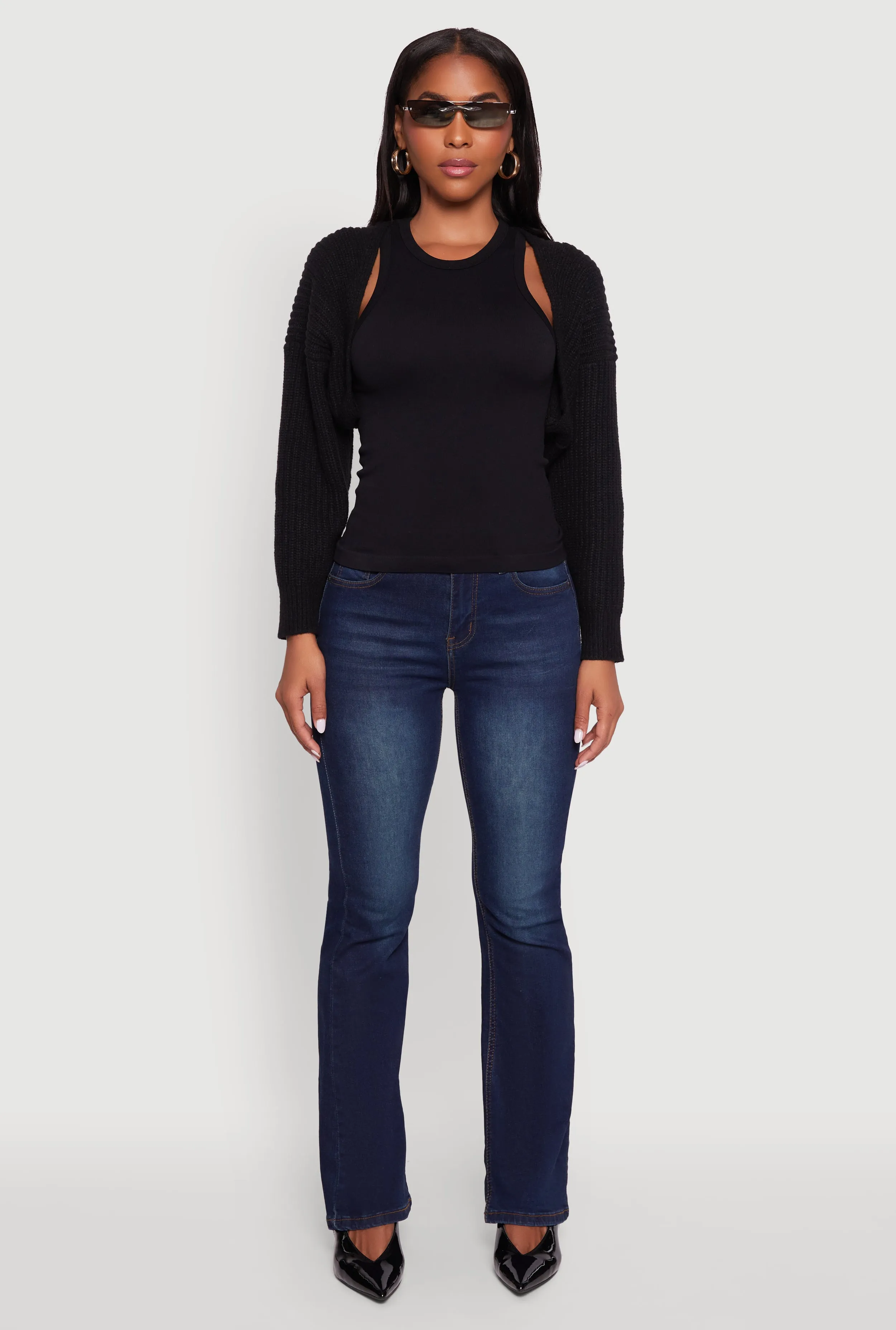 Open Front Cardigan Shrug sold by Rainbow product image thumbnail 3