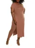 Plus Size Soft Knit Maxi Tee sold by Rainbow